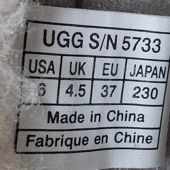 UGG Australia Suburb Tall Sheepskin Boots Black Suede Winter Cozy Warm 6 - Picture 10 of 10